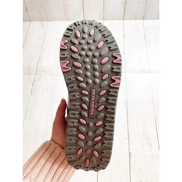 Skechers Shape Ups Womens Size 8.5 Grey/Pink - Picture 7 of 9